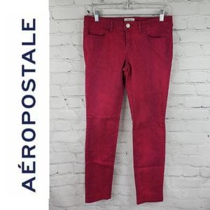 Aeropostale Ashley Snake Print Jeans SZ 7/8